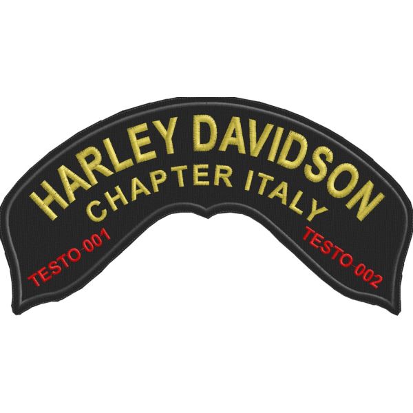 Patch da schiena giubbotto tipo harley  Cod_20101020_A