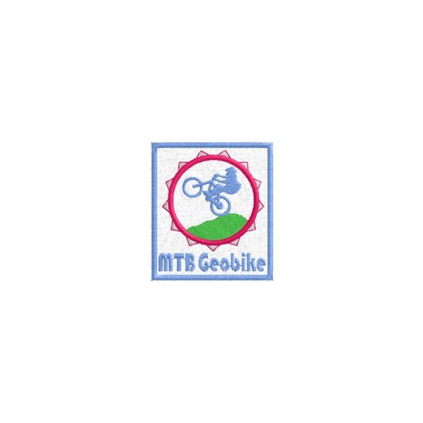 Patch "LOGO" rettangolo ciclista MTB  Cod20101122_E