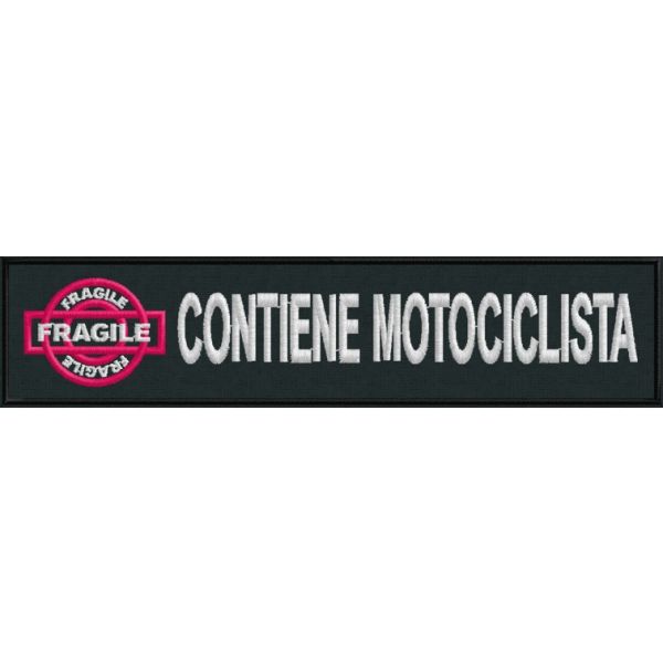 Patch  fascione posteriore giubbino moto Cod.20101223_A