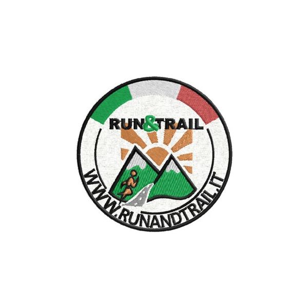 Patch "TONDO" www.runandtrail.it diam.8 Cod. 20110111_A