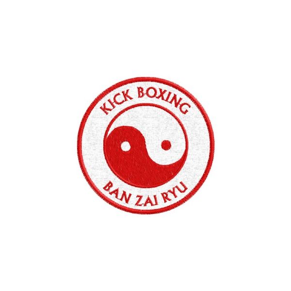 Patch  KICK BOXING BAN ZAI RYU Cod.20110202_A