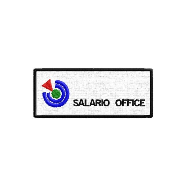 Patch  con logo SALARIO OFFICE Cod.20110207_B