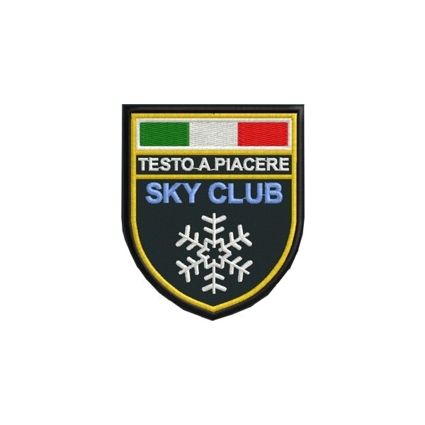 Stemma SKY CLUB  Fondo black  Cod.20110208_D
