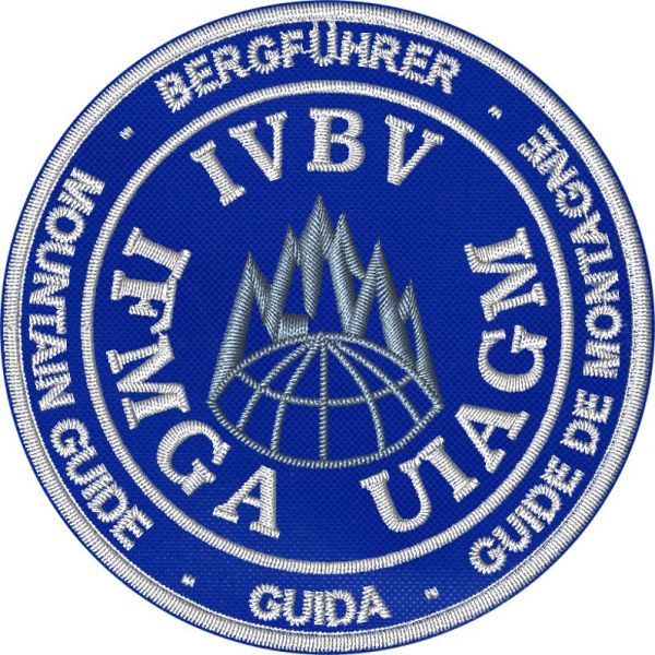 Patch Guida su f.do blu IFMGA  base diam. 8 Cod.20110214_Aa