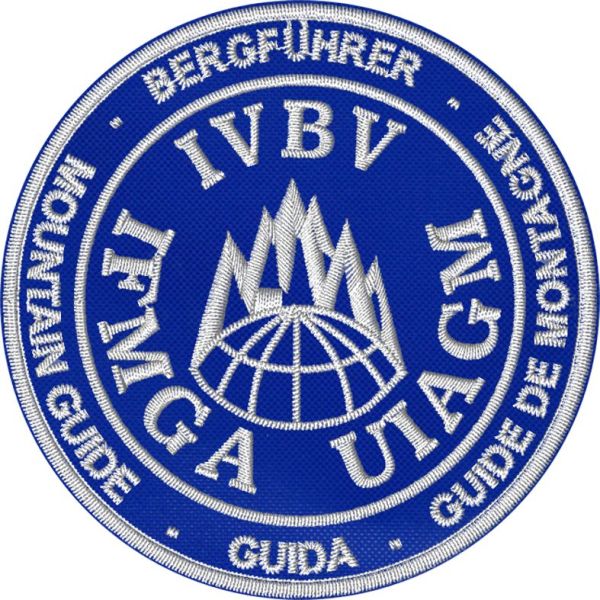 Patch Guida su f.do blu IFMGA  base diam. 8 Cod.20110214_Bb