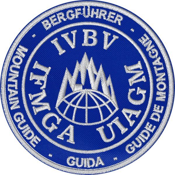 Patch Guida su f.do blu IFMGA  base diam. 6,5 Cod.20110214_Dd