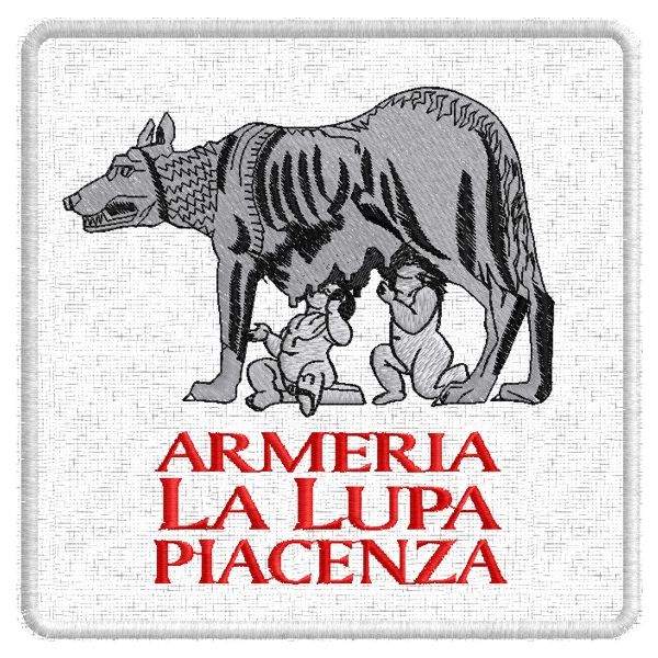 Patch Armeria LUPA Piacenza su base cm.15 Cod.20110228_B