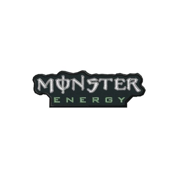Patch Monster ENERGY BLACK Base 100 mm. Cod. 201100402_A