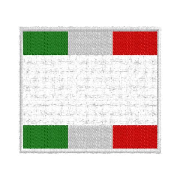 Patch rettangolare TRICOLORE ITALIA Cod.20110403_A