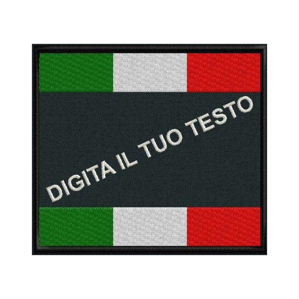 Patch Personalizz. TRICOLORE ITALIA Cod.20110403_b