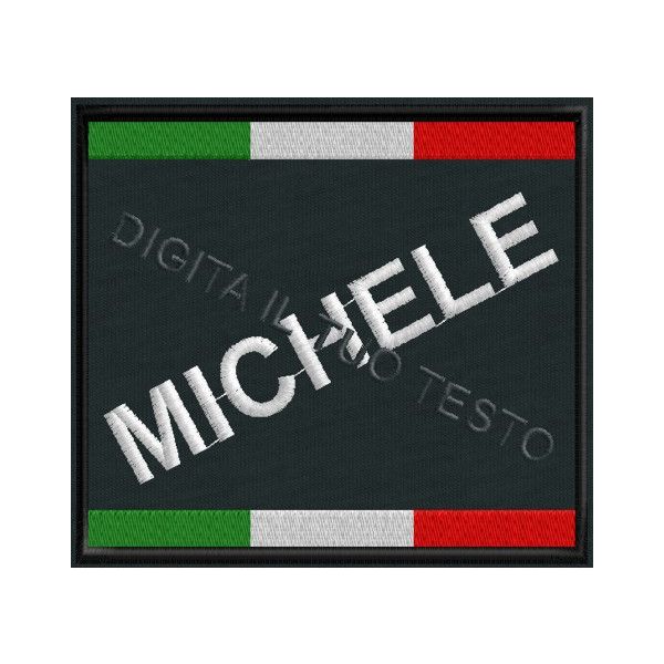 Patch Personalizz. TRICOLORE ITALIA Cod.20110403_C
