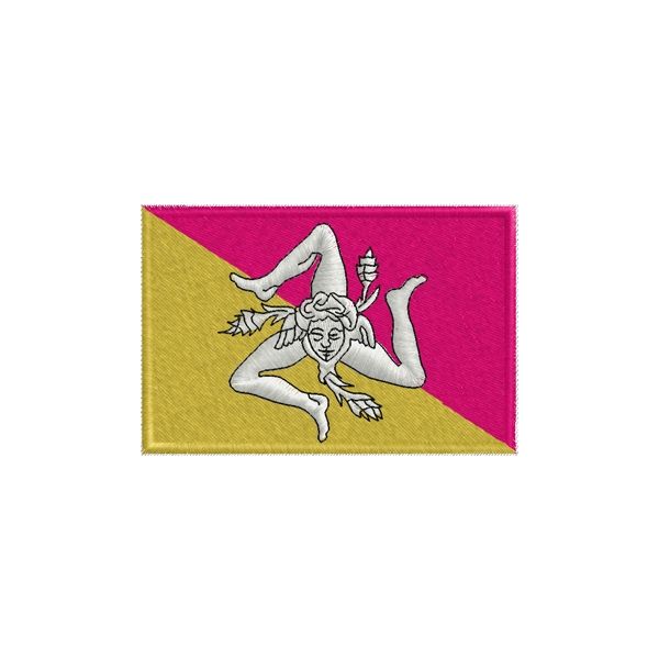 Patch  ricamato stemma regione Sicilia