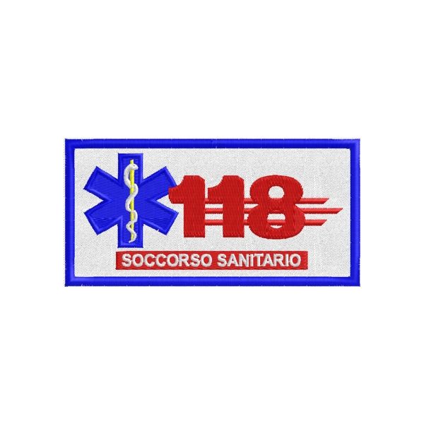 Patch SOCCORSO SANITARIO 118 Cod. 20110513_C