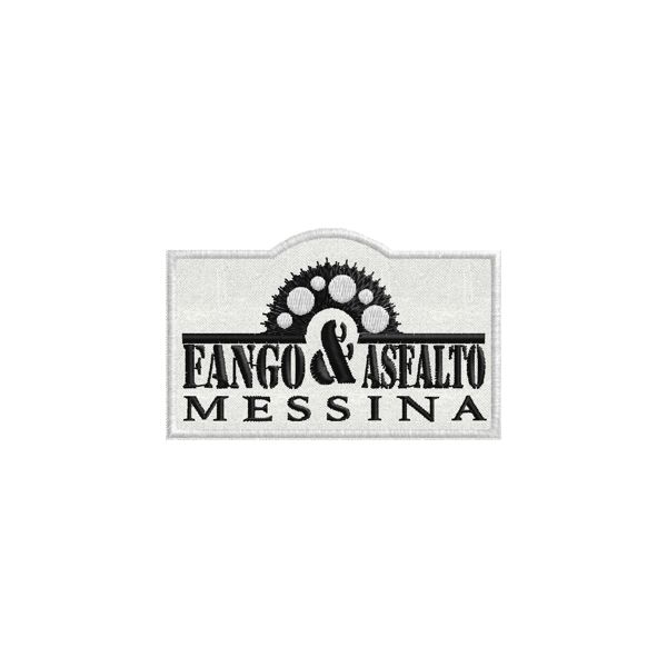 Stemma ricamato FANGO & ASFALTO Messina Cod 20110516_A