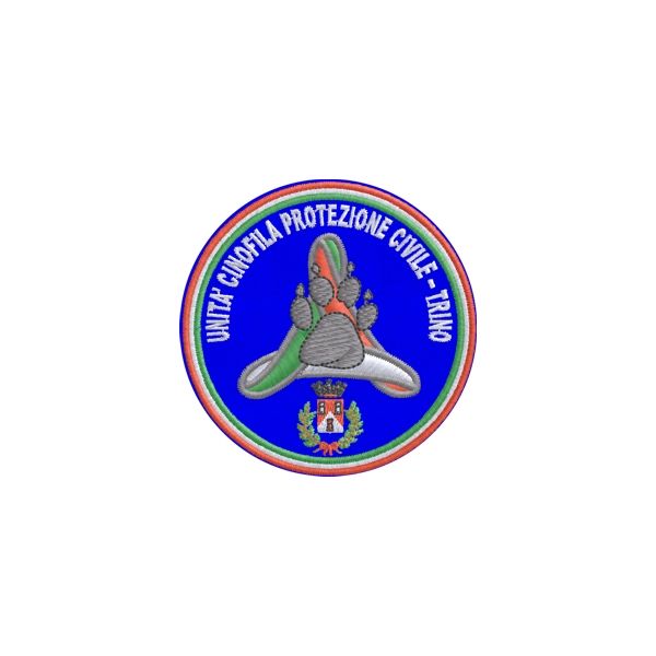 Patch Trino Blu PROTEZIONE CIVILE  (VC) cod.20110608_A