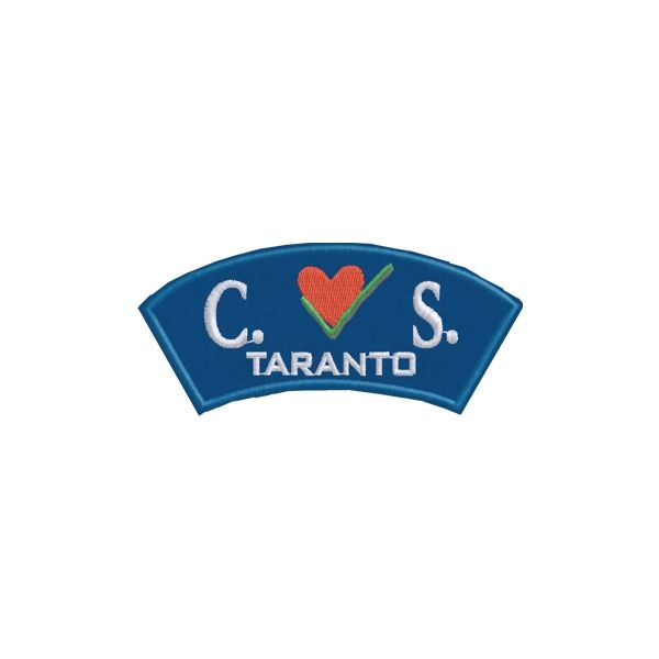 Patch ricamato C. (V)  S. TARANTO Cod.20110620_A