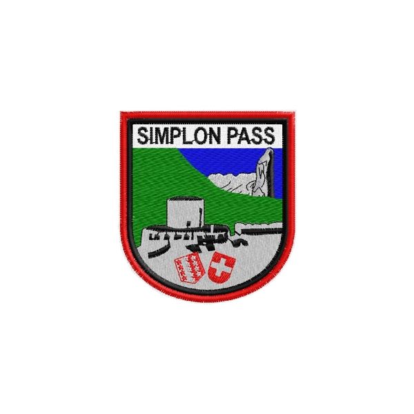 Patch ricamato SIMPLON PASS Cod. 20110707_B