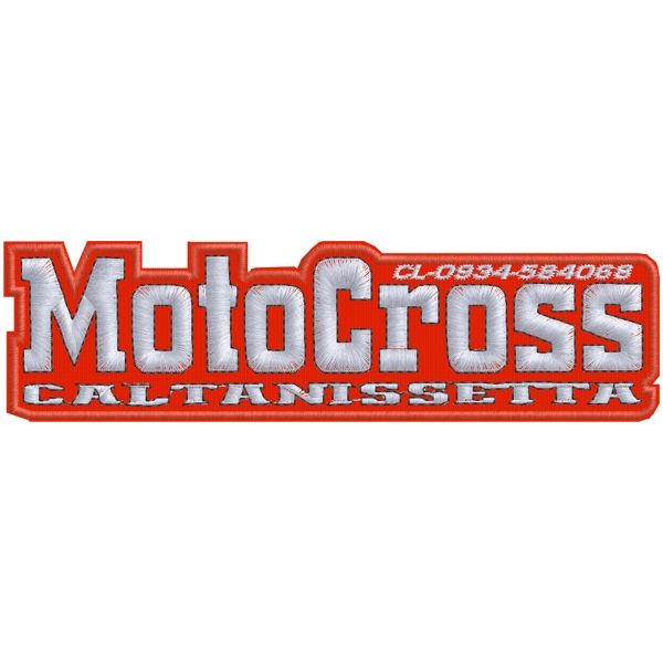 Patch Ricamato MOTOCLUB Caltanisetta Cod. 20110627_A