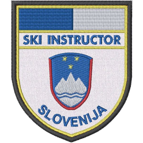 Patch Scudetto SKI INSTRUCTOR O NOMINATIVO A PIACERE Slovenija  