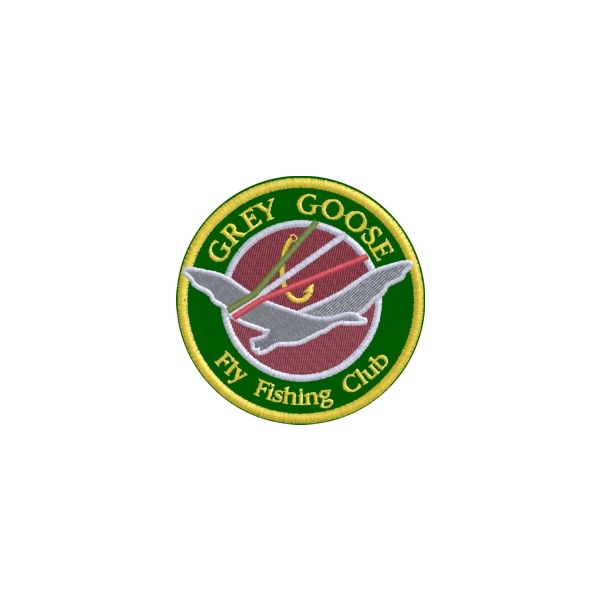 Stemma ricamato Grey Goose Fly Fishing Cod.20111213_A