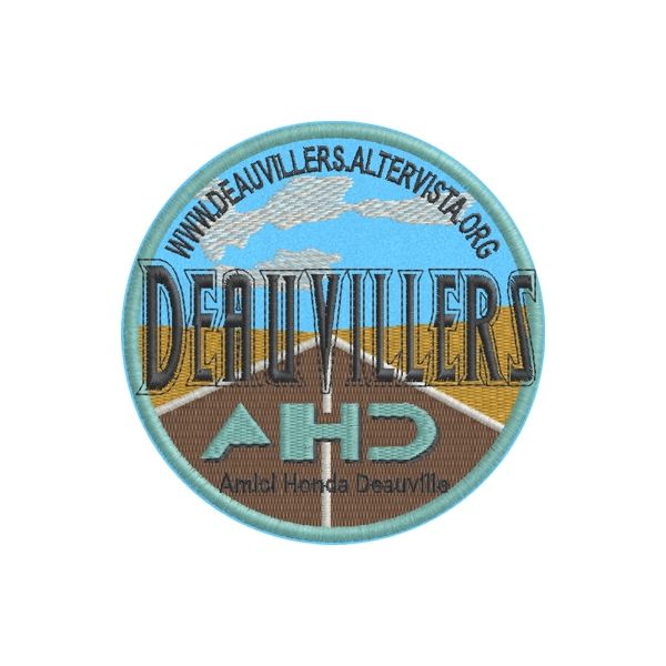 Patch diam.10  DEAUVILLERS Honda Bikers Cod20111230_A