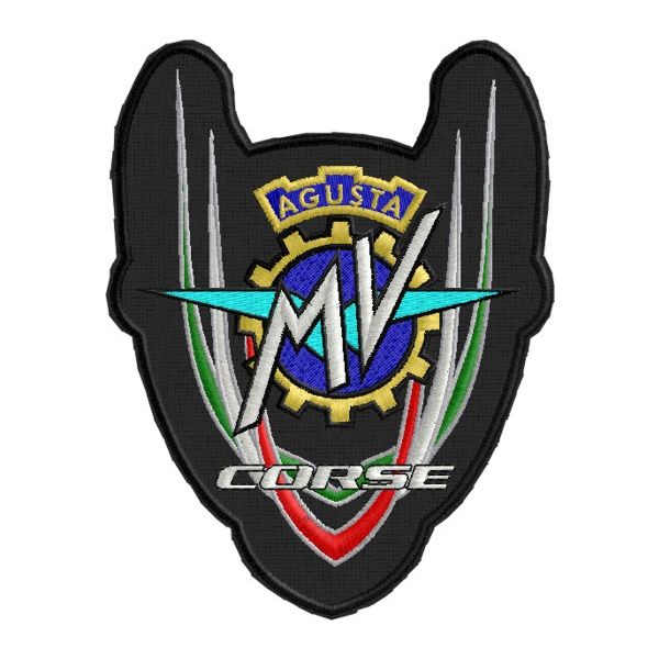 Patch Stemma su forma MV Agusta Cod. 20112302_A_Black