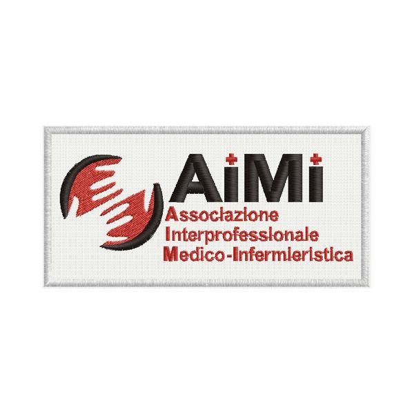 Patch ricamato AIMI  Cod.20120101_a