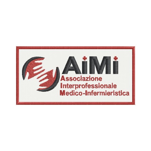 Patch ricamato AIMI  Cod.20120101_AR