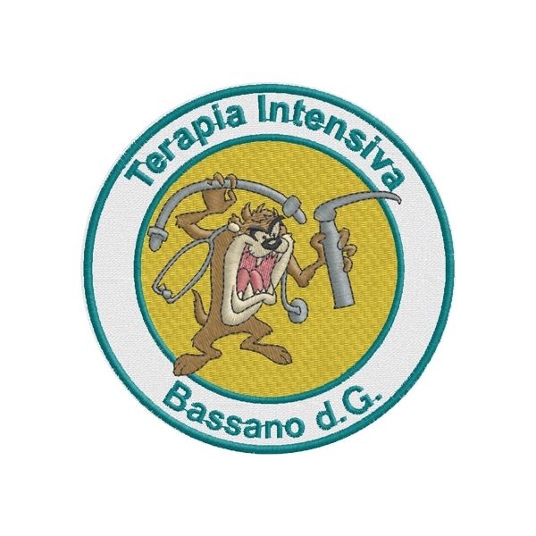 Patch ricamato Terapia Intensiva Bassano cod.20120118_A
