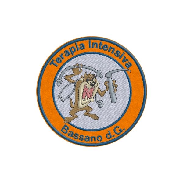 Patch ricamato Terapia Intensiva Bassano cod.20120118_B