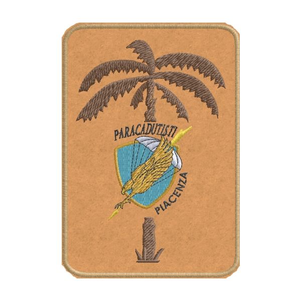Patch ricamato Paracadutisti PIACENZA Cod.20120130_A