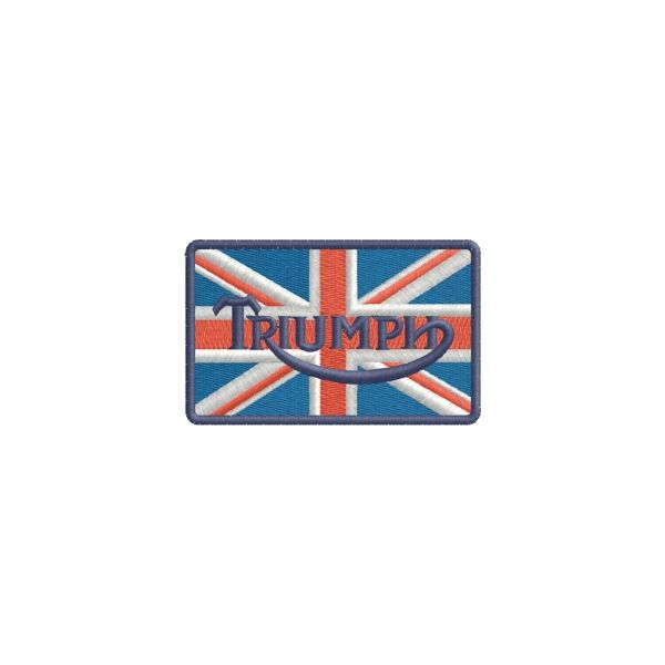 Etichetta TRIUMPH inglese ricamata Cod.20120214_b