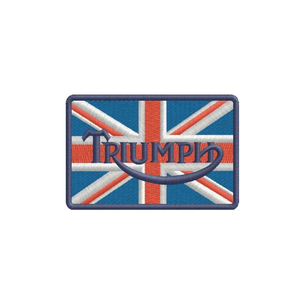 Etichetta TRIUMPH inglese ricamata Cod.20120214_BB