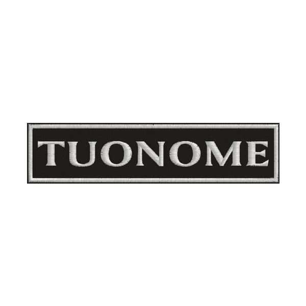 Patch  Nome di Battaglia PERSONALIZZATO Cod. 20120229_TUONOME