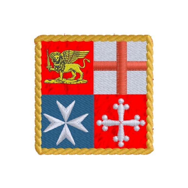 Patch  ricamato repubbliche marinare Cod. 20120302_B