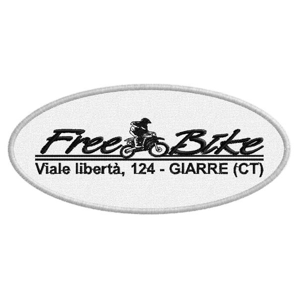 Patch ricamato Free Biker Catania Cod. 20120305_A