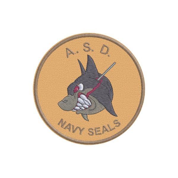 Patch Ric. A.S.D. Navy SEALS  Cod. 20120316_E CARNE