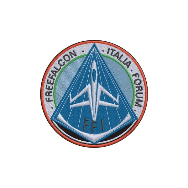 Patch Ricamato FREEFALCON ITALIA FORUM Cod.20120321_A