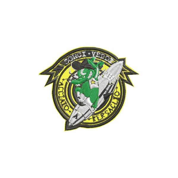 Patch Ricamato Sorci Verdi FREE FALCON Cod.20120327_A