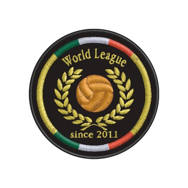 Patch Ricamato e bordo esternoBASKET WorldLeague Cod.20120504_B