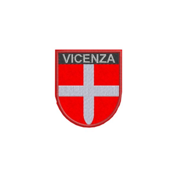 Patch Ricamato stemma VICENZA Cod.20120510_A