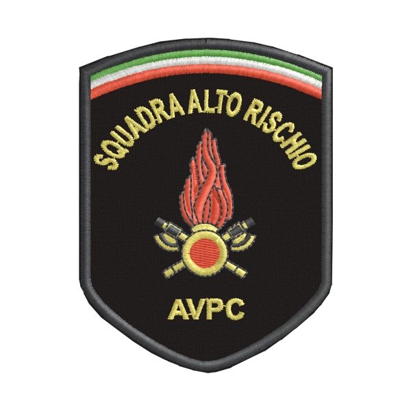 Patch  AVPC Squadra alto rischio senza il nome del PAESE