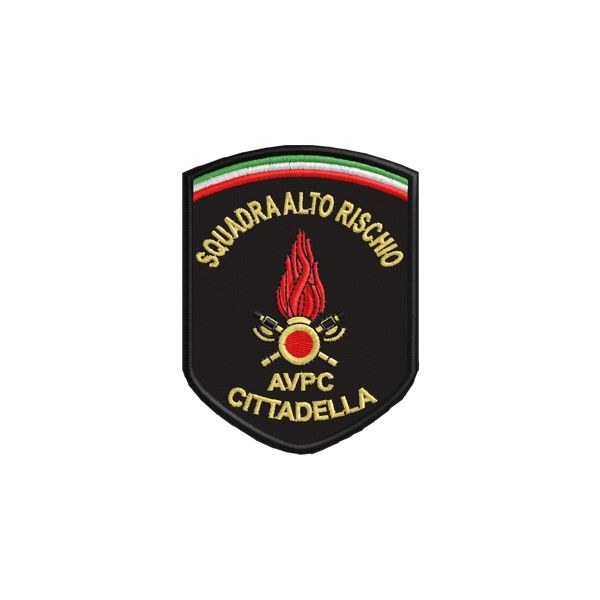 Patch  AVPC Squadra alto rischio senza il nome del PAESE