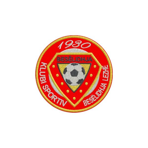 Patch ricamato BESELIDHJA Lezhe Albania Cod.20120527_A