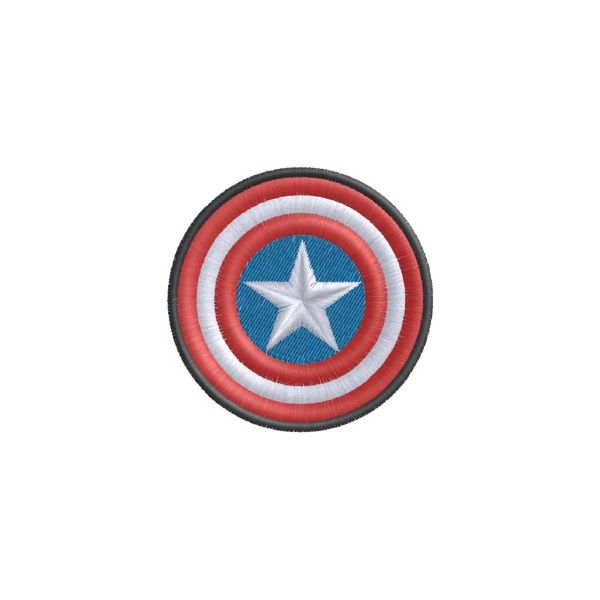 Patch  ricamato Bollo Capitan America Cod.20120530_A