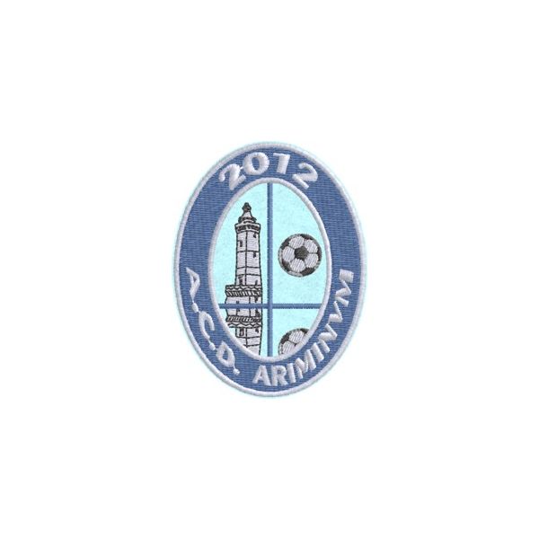 Patch ricamato A.C.D. ARIMINUM 2012 Cod. 20120611_A
