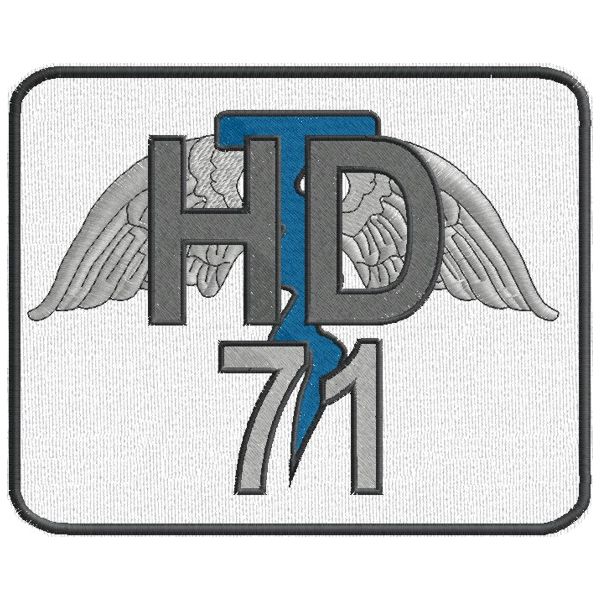 Patch ricamato ali e fulmine con le tue iniziali Cod.20120615_A