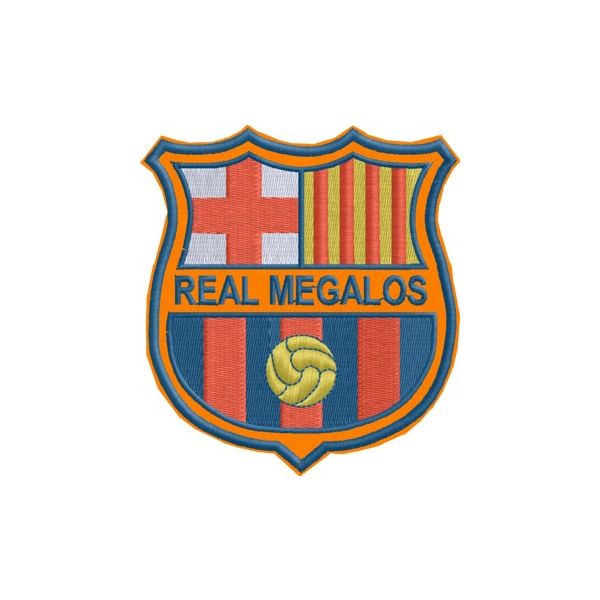 Patch ricamato REAL MEGALOS  Cod. 20120722_A