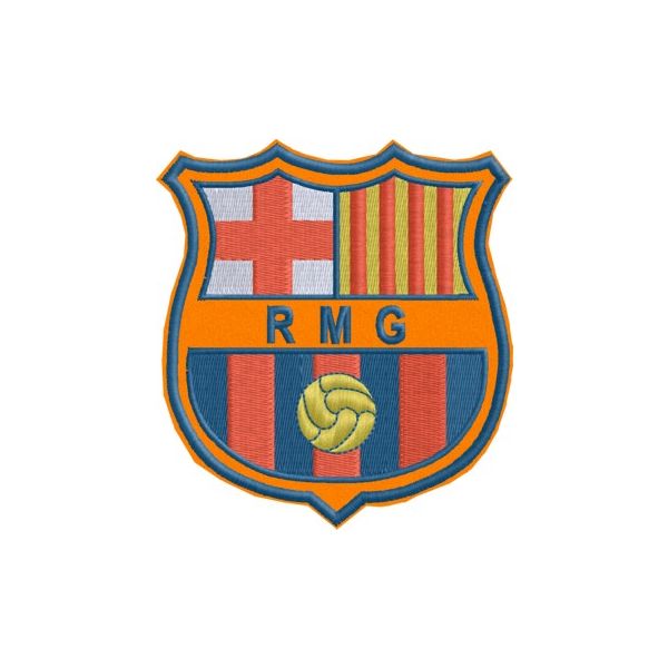 Patch ricamato R M  G  Cod. 20120722_B