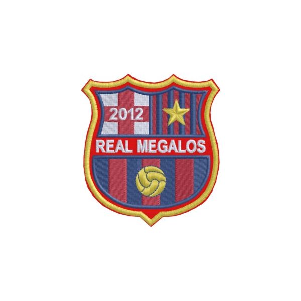 Patch ricamato REAL MEGALOS  2012 Cod. 20120722_C